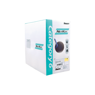 Cable UTP Cat 6 CMR Panduit NetKey azul