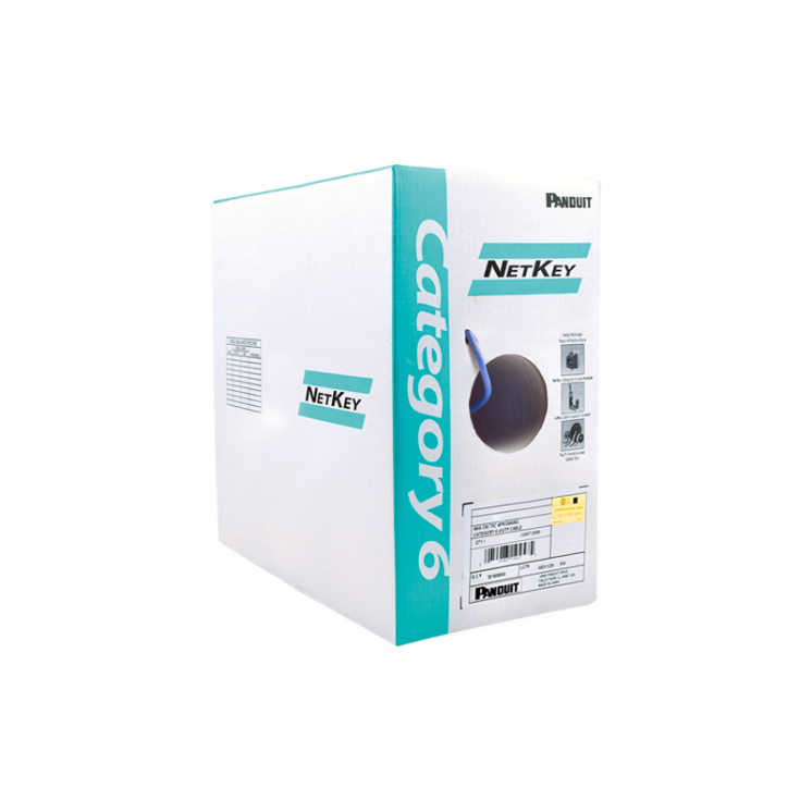 Cable UTP Cat 6 CMR Panduit NetKey azul