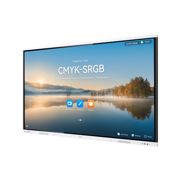 Huawei IHB2-86PB, pantalla interactiva de 86" vista lateral